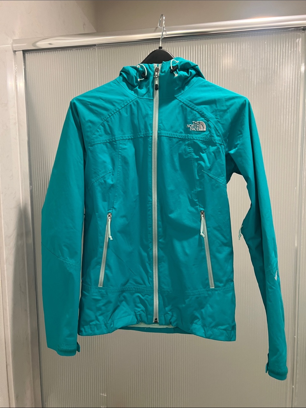 The North Face Women's Teal Hooded Shell Jacket